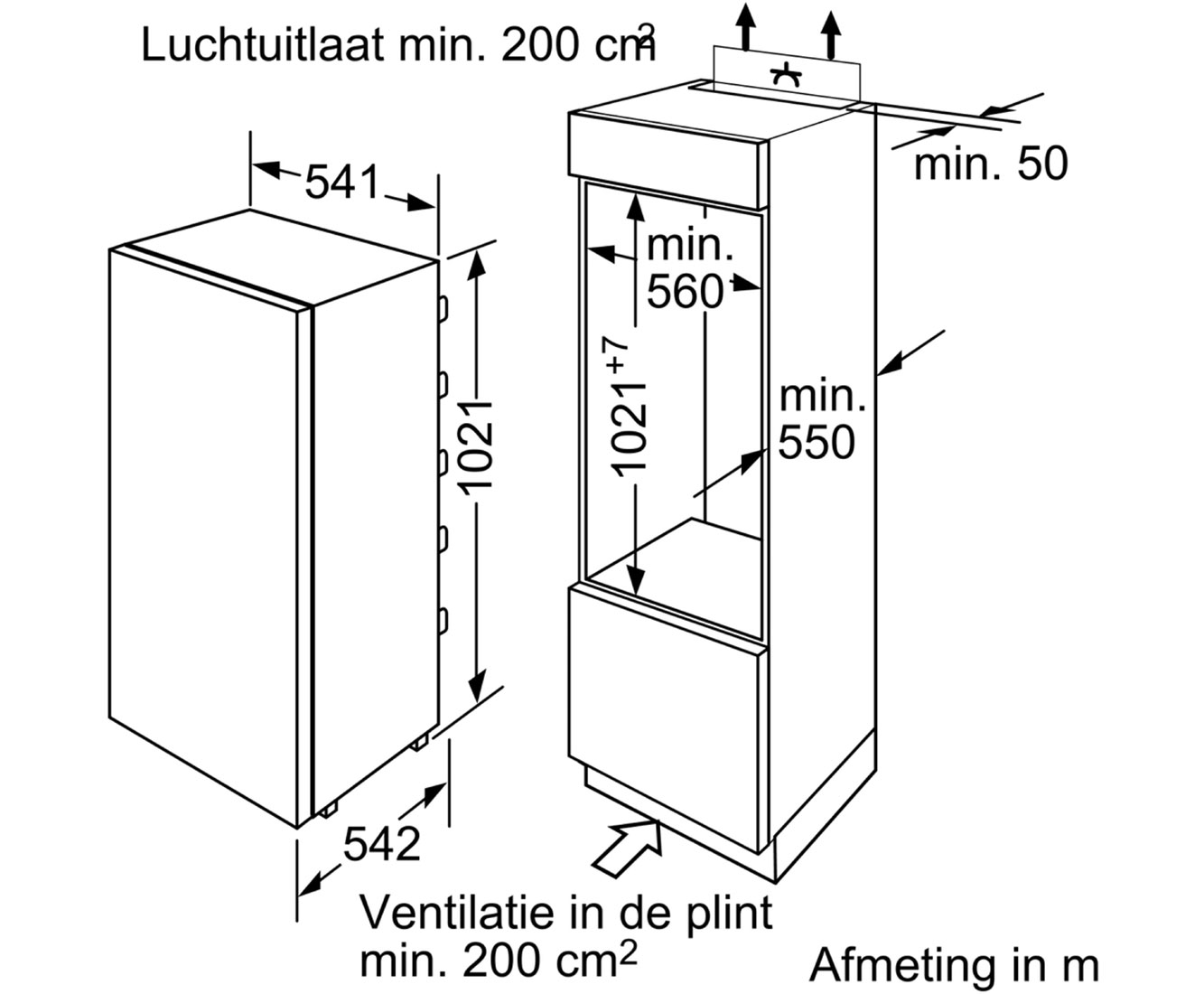 BOSCH inbouw koeler kir31EFE0 Serie 4 EXCLUSIV - Afbeelding 4