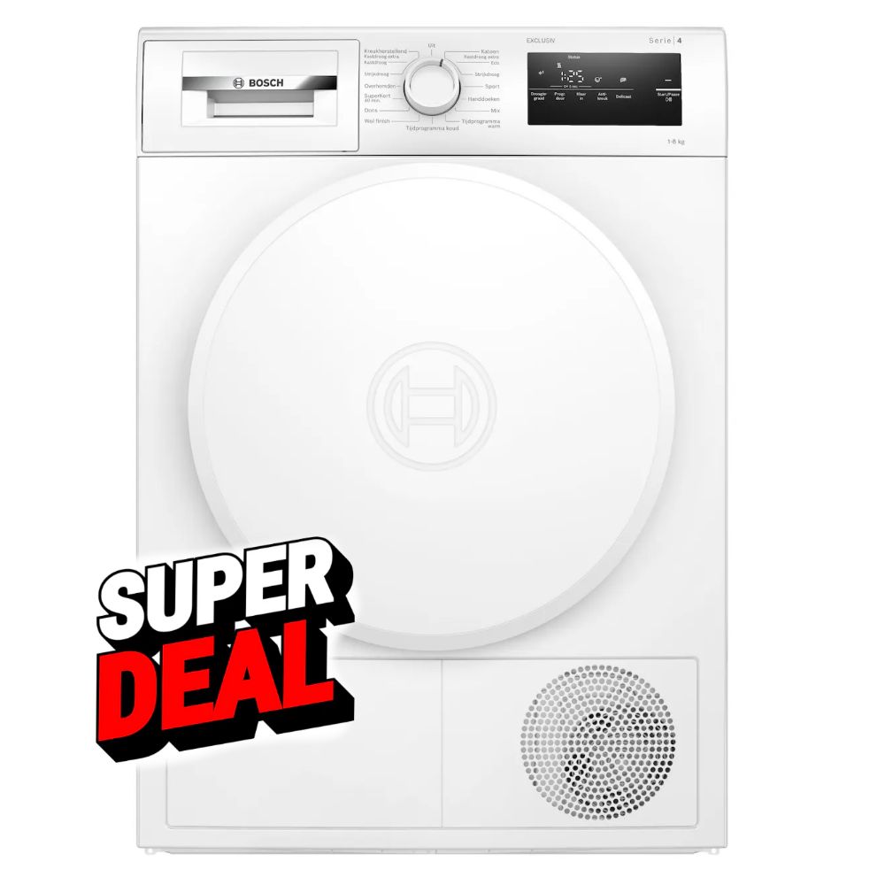 BOSCH WTH8300MNL EXCLUSIV warmtepompdroger